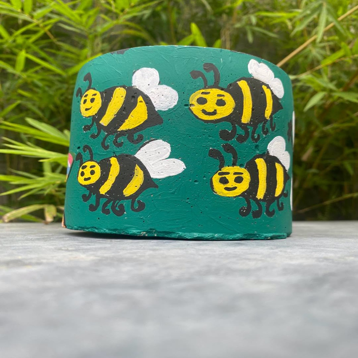 Hand-Painted Decorative Planter